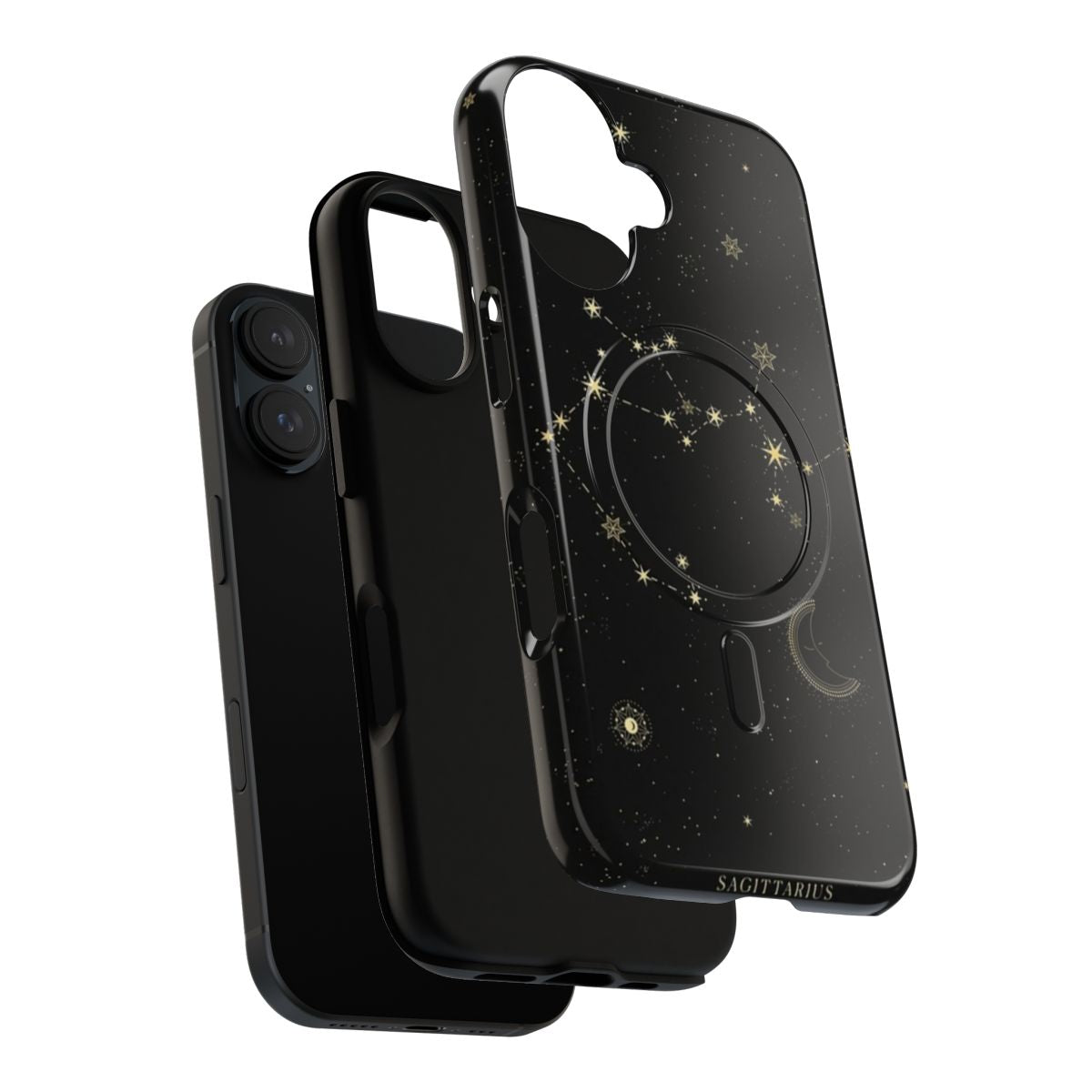 Magnetic tough phone case featuring the constellations of the zodiac - Layers