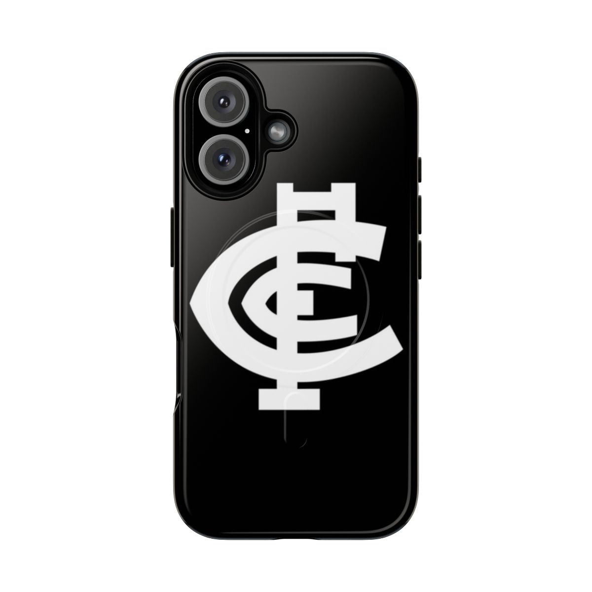 Personalized phone case with Carlton logo design