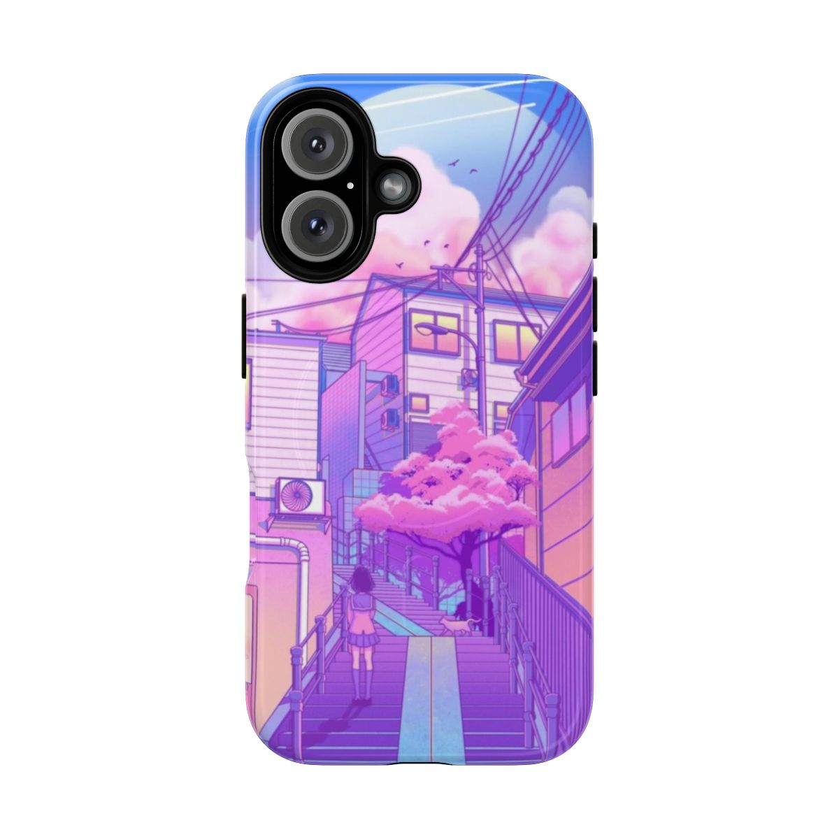 Retro-inspired phone cases with a Tokyo city aesthetic, featuring anime, manga, and 80s/90s vibes.