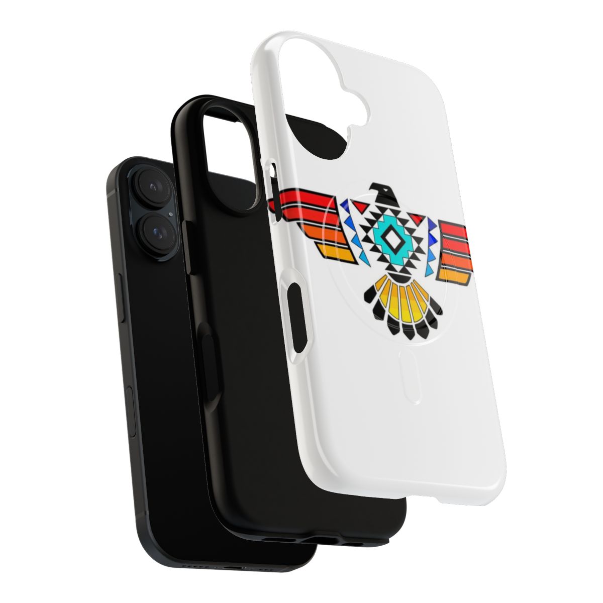 Thunderbird-inspired magnetic tough phone case - Layers