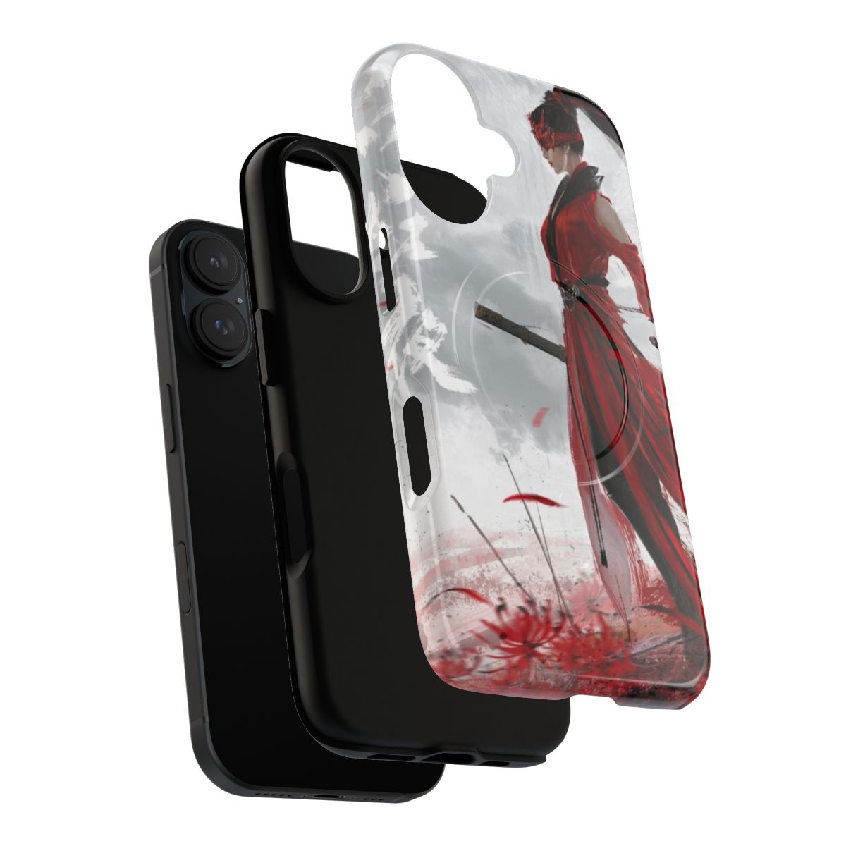 Naraka: Bladepoint inspired Viper Ning magnetic tough phone case - Layers