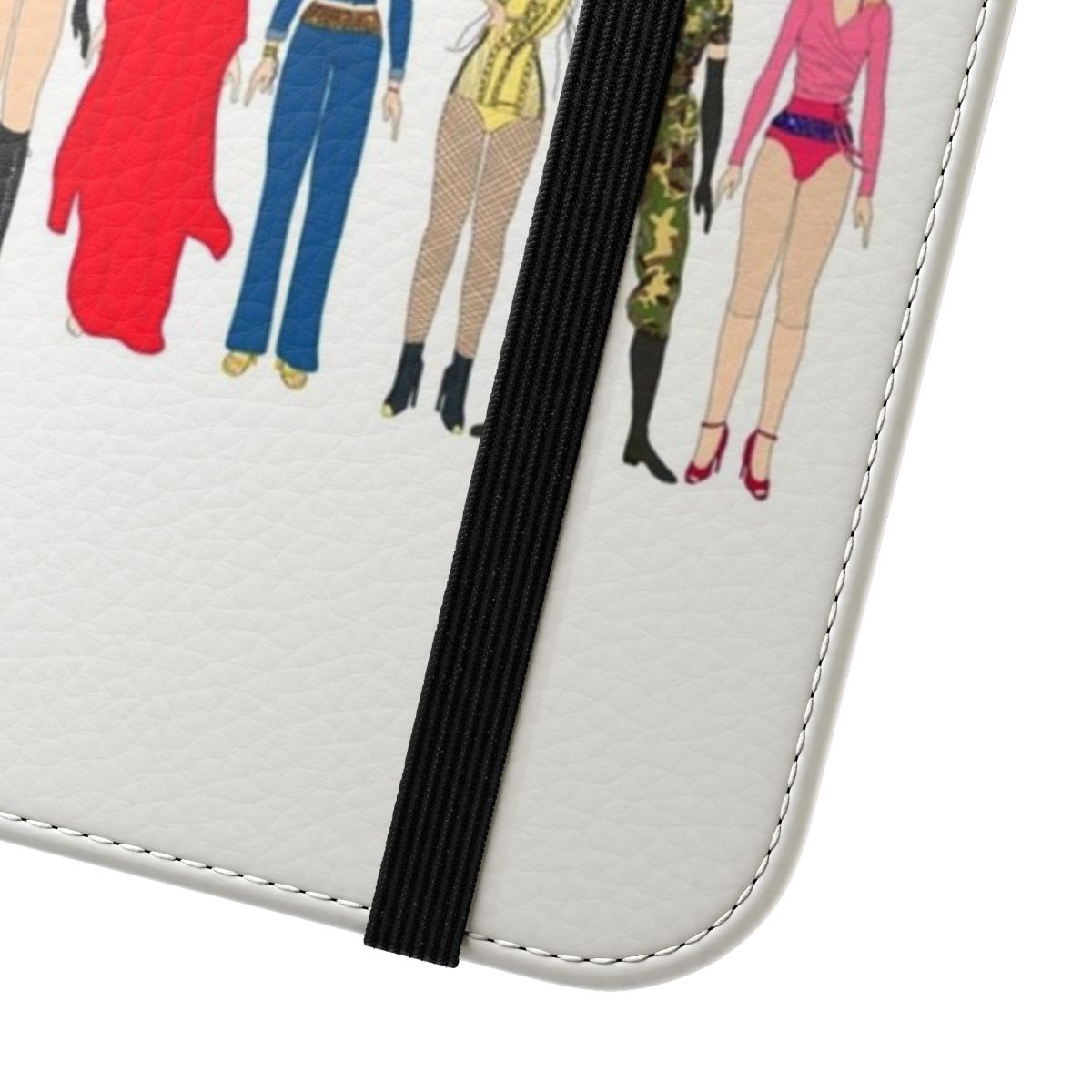 Stylish phone case with feminist and Madonna artwork - Close Up