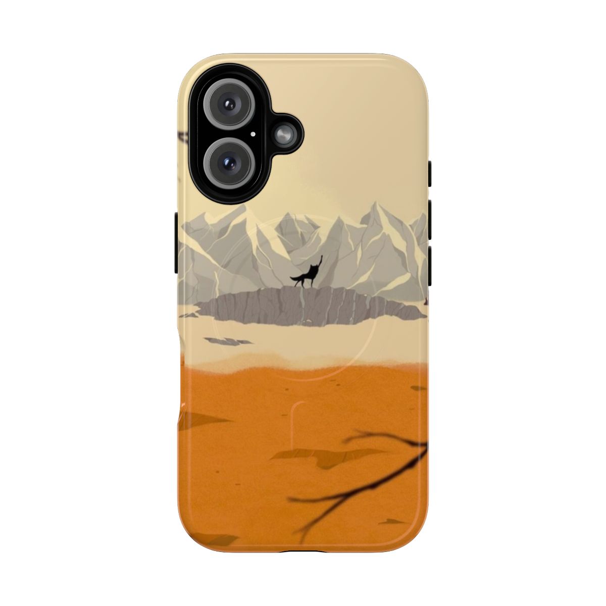 Magnetic Tough Phone Case with Fantastic Mr. Fox Wolf Design