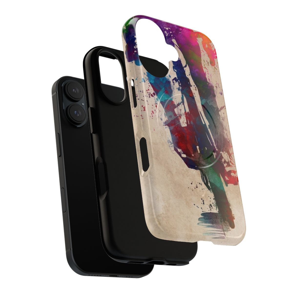 Magnetic tough phone case for cycling and biking enthusiasts - Layers