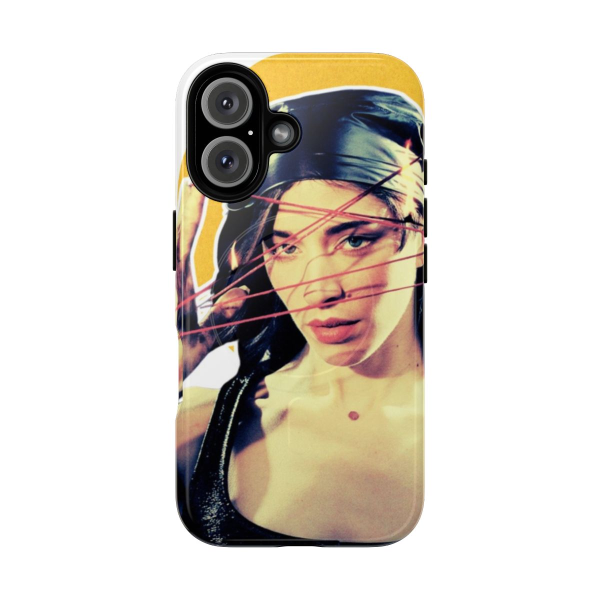 Colorful and customizable phone case design inspired by music artist Caroline Polachek