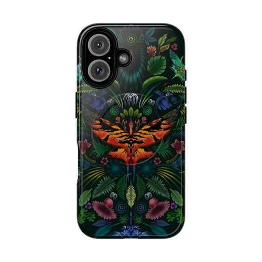 Whimsical phone case with Pandora forest digital art design