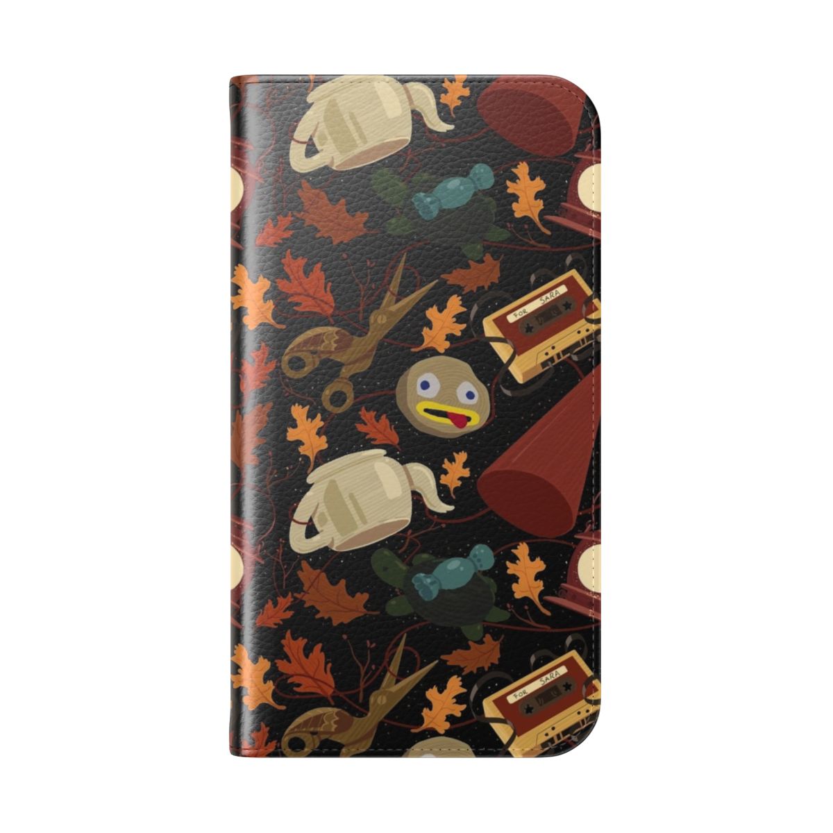 Cartoon Forest Phone Case with Over the Garden Wall Inspired Design - Folded Back