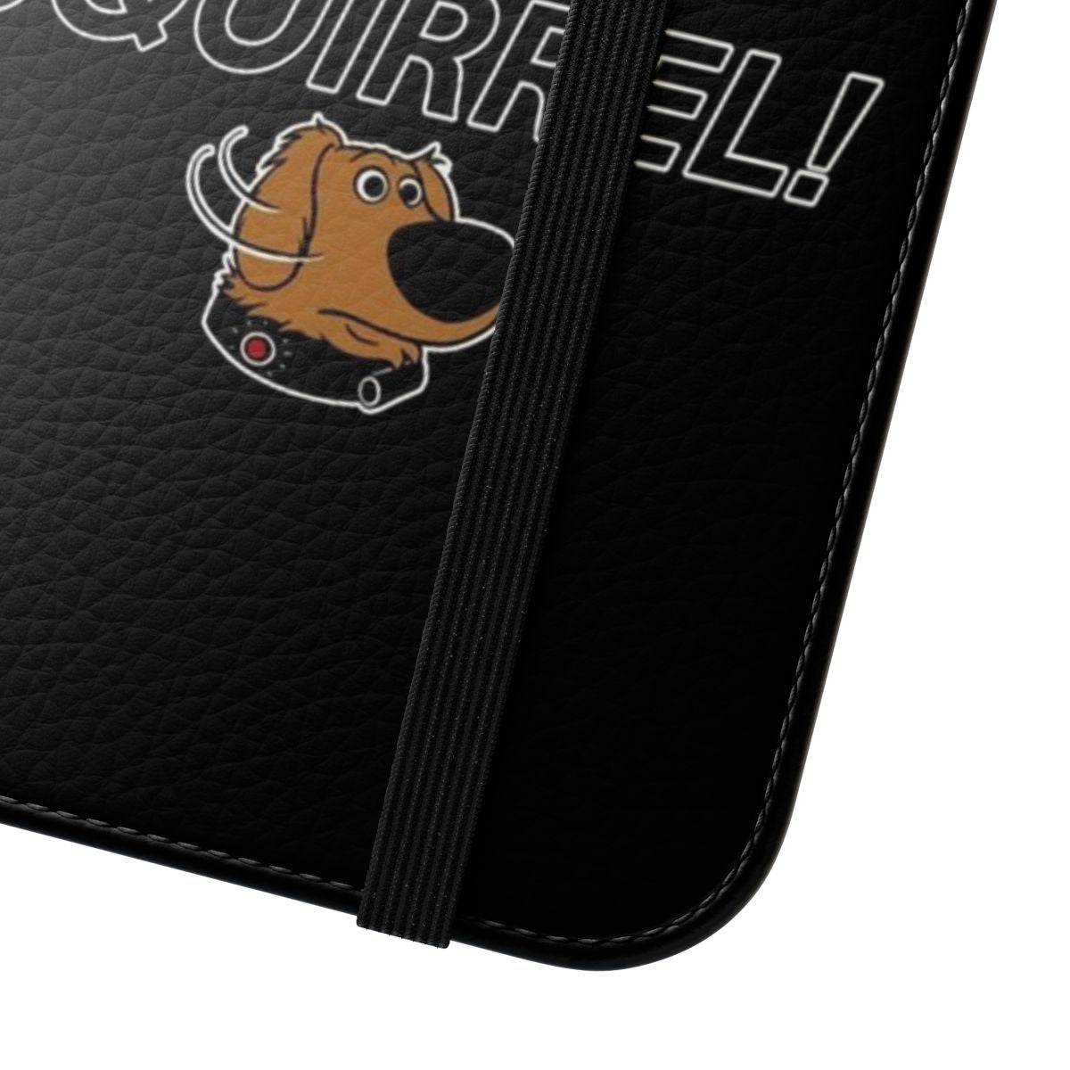 Flip phone case featuring a squirrel design inspired by the Pixar movie Up - Close Up