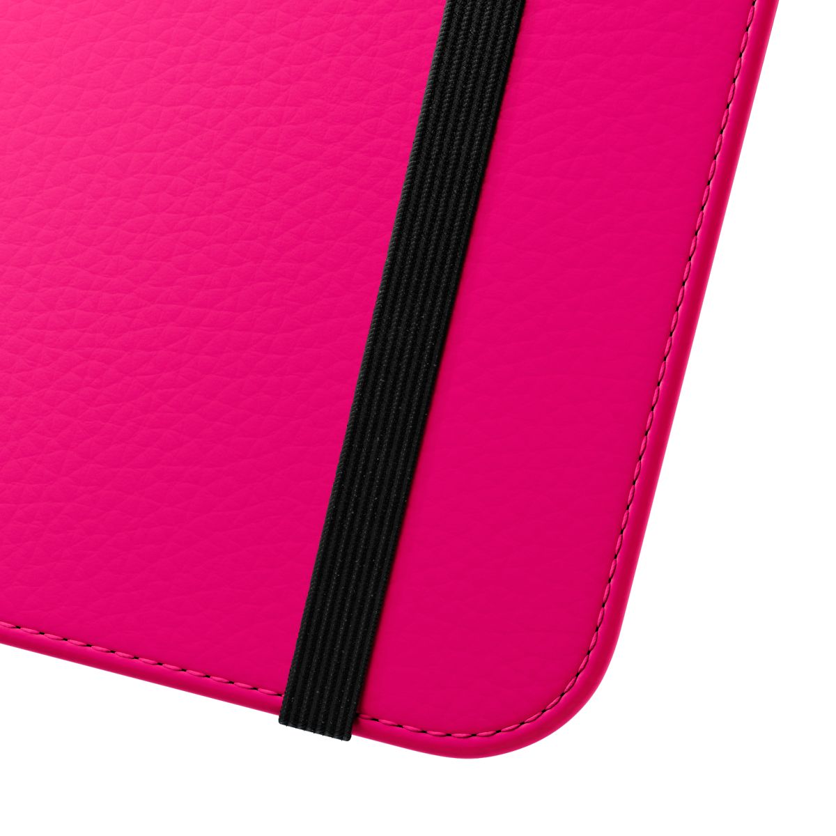 Stylish hot pink flip cover phone case for iPhone XR and iPhone 11 Pro - Close Up