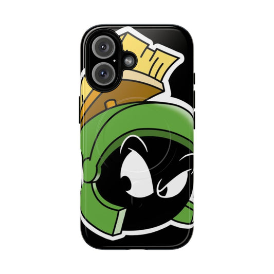 Illustration of a Martian character on a tough, magnetic phone case