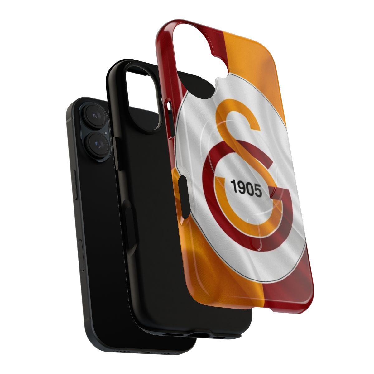 Galatasaray-inspired magnetic tough phone case - Layers