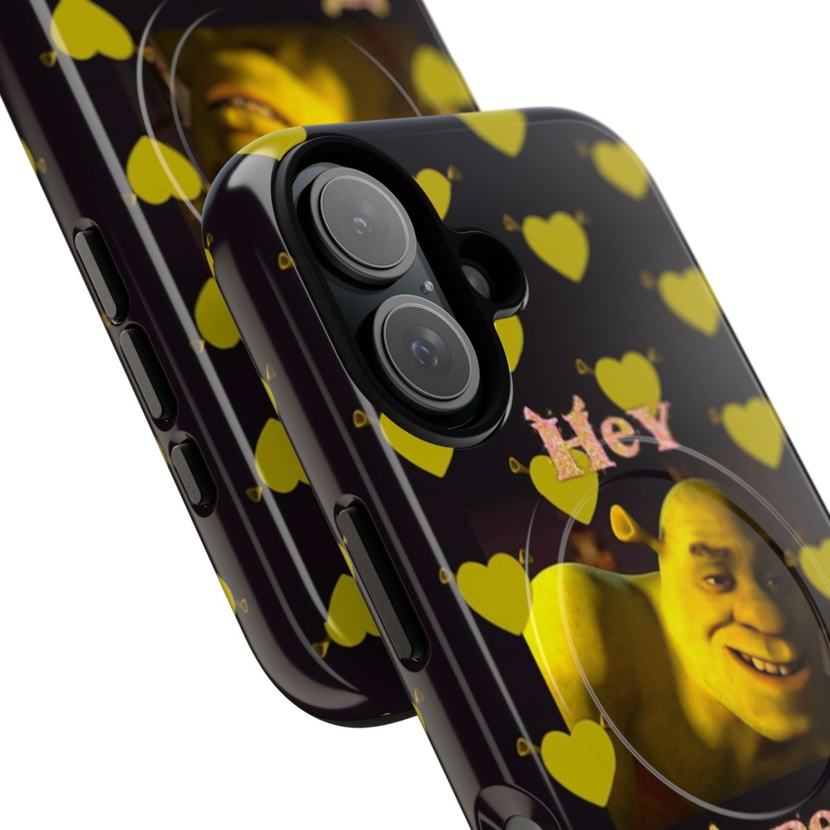 Cartoon-inspired magnetic tough phone case with Shrexy design - Detail