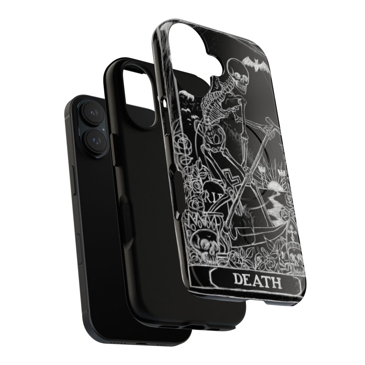 Mystical Death Tarot Magnetic Tough Phone Case - Layers