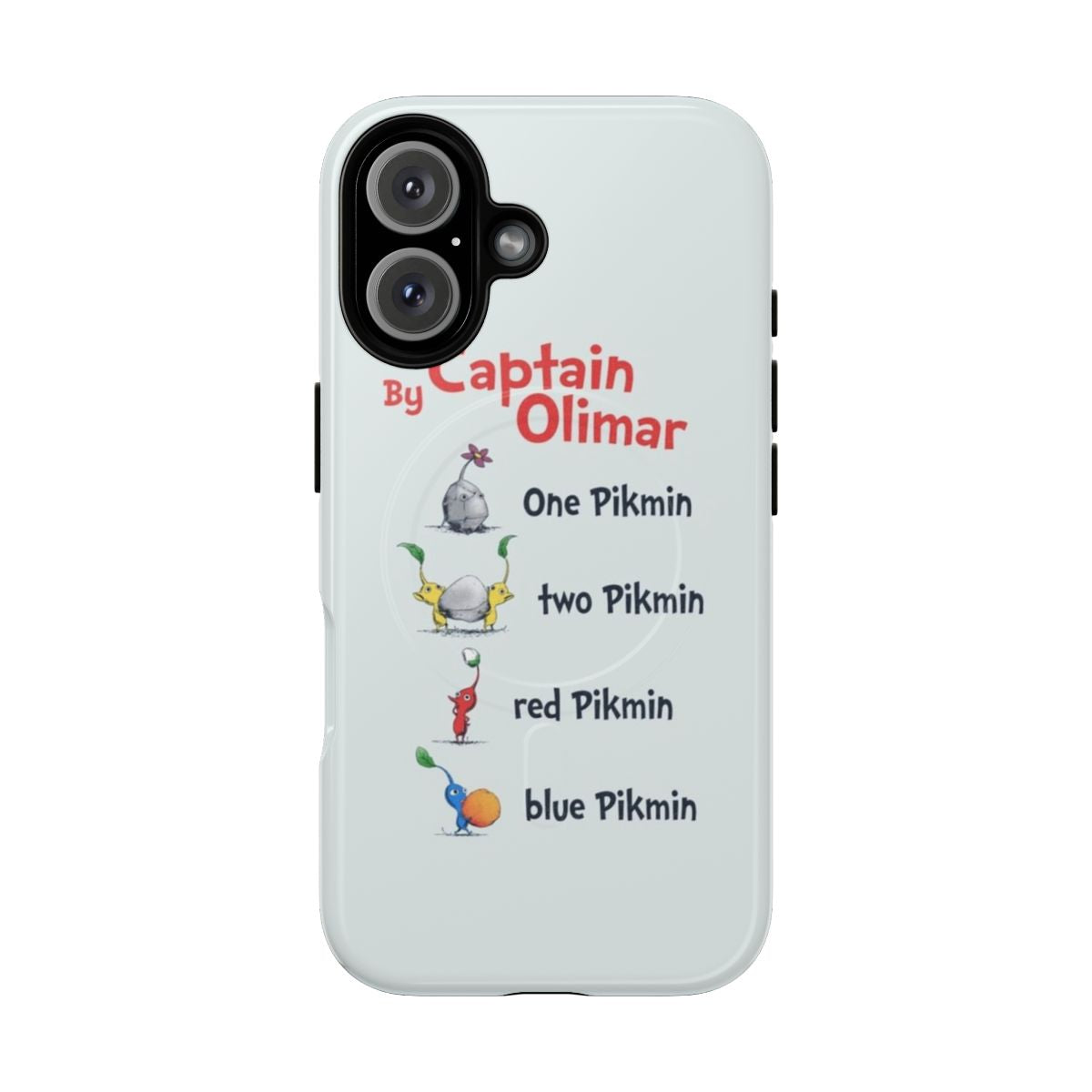 Colorful and protective phone case with Pikmin-inspired design