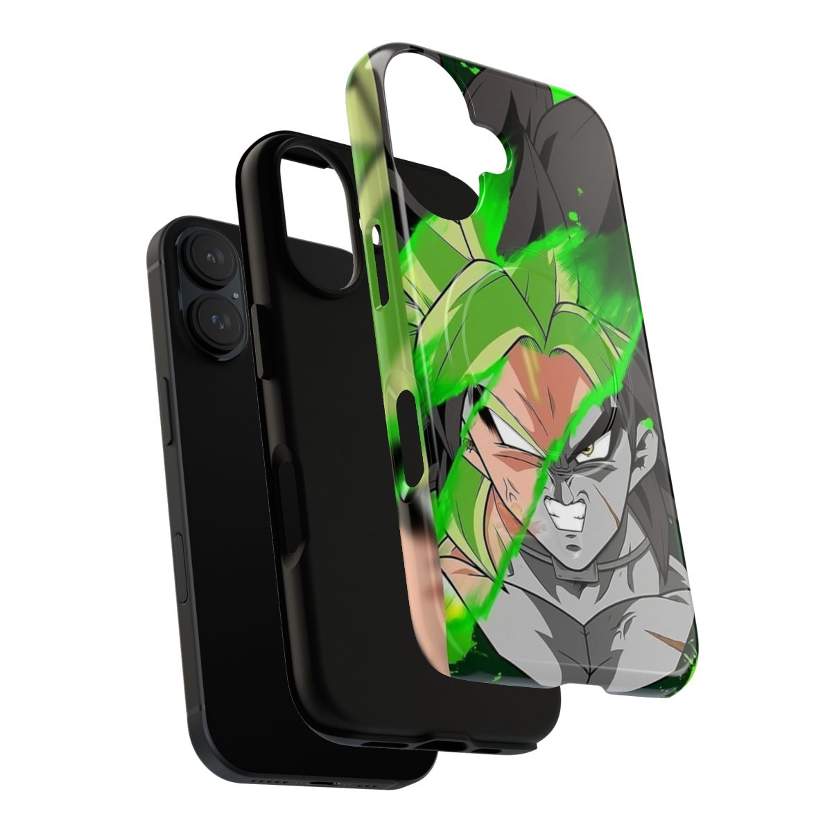 Dragon Ball-inspired Broly magnetic tough phone case - Layers