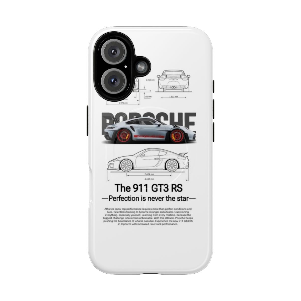 Premium magnetic tough case for Porsche smartphones