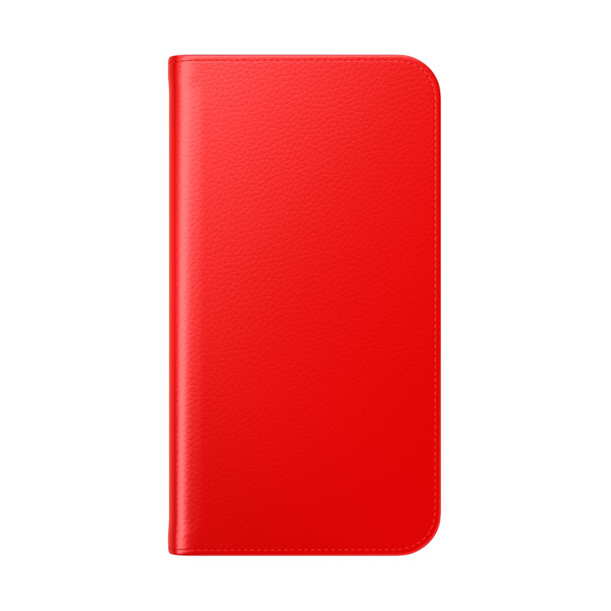 Vibrant red flip cover case for iPhone 13 Pro - Folded Back