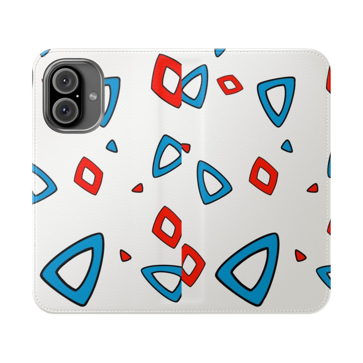 Togepi-inspired flip cover phone case with a whimsical design