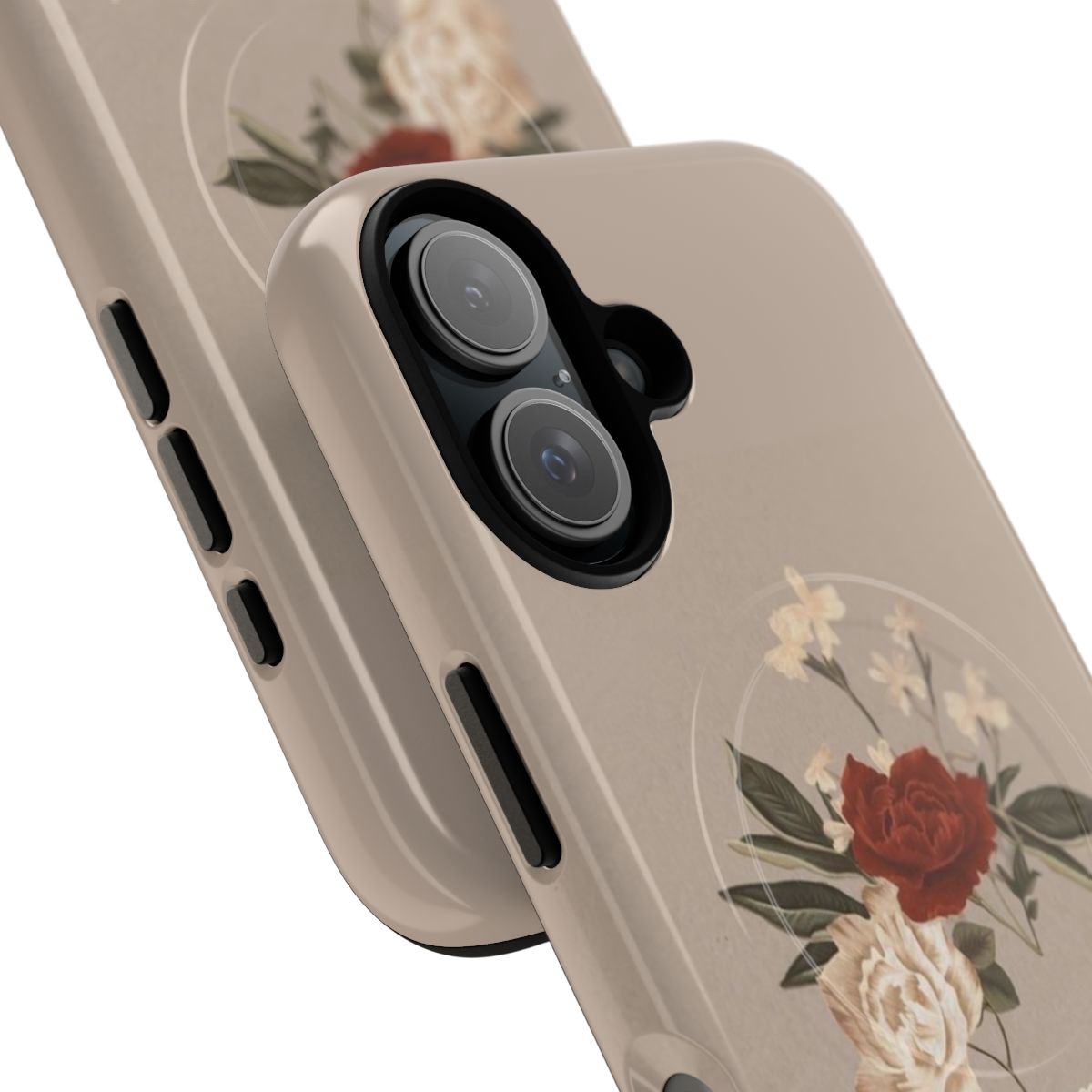 Shawn Mendes-inspired floral magnetic tough phone case - Detail