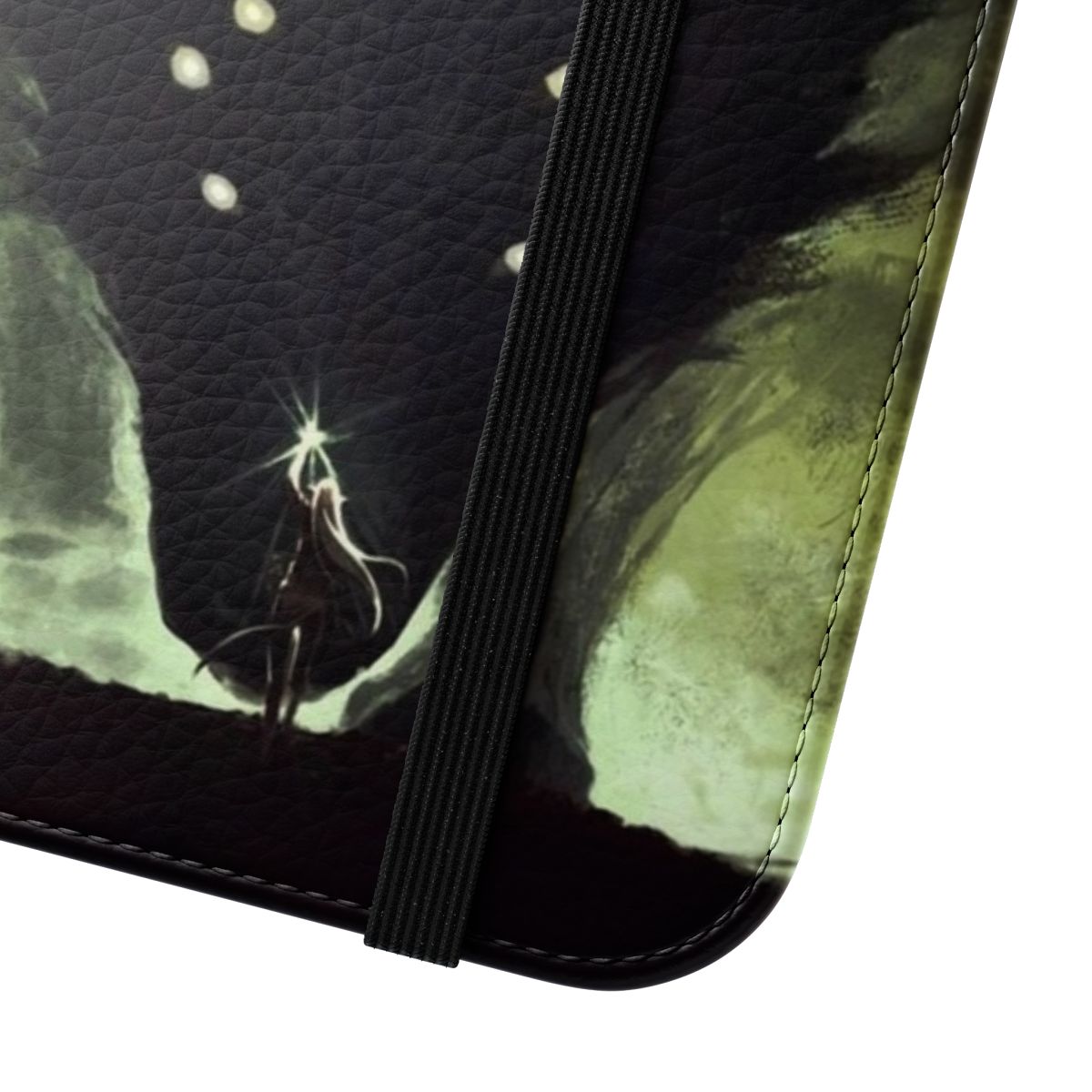 A custom-designed phone case featuring a majestic fantasy beast, suitable for dragon and wolf enthusiasts. - Close Up