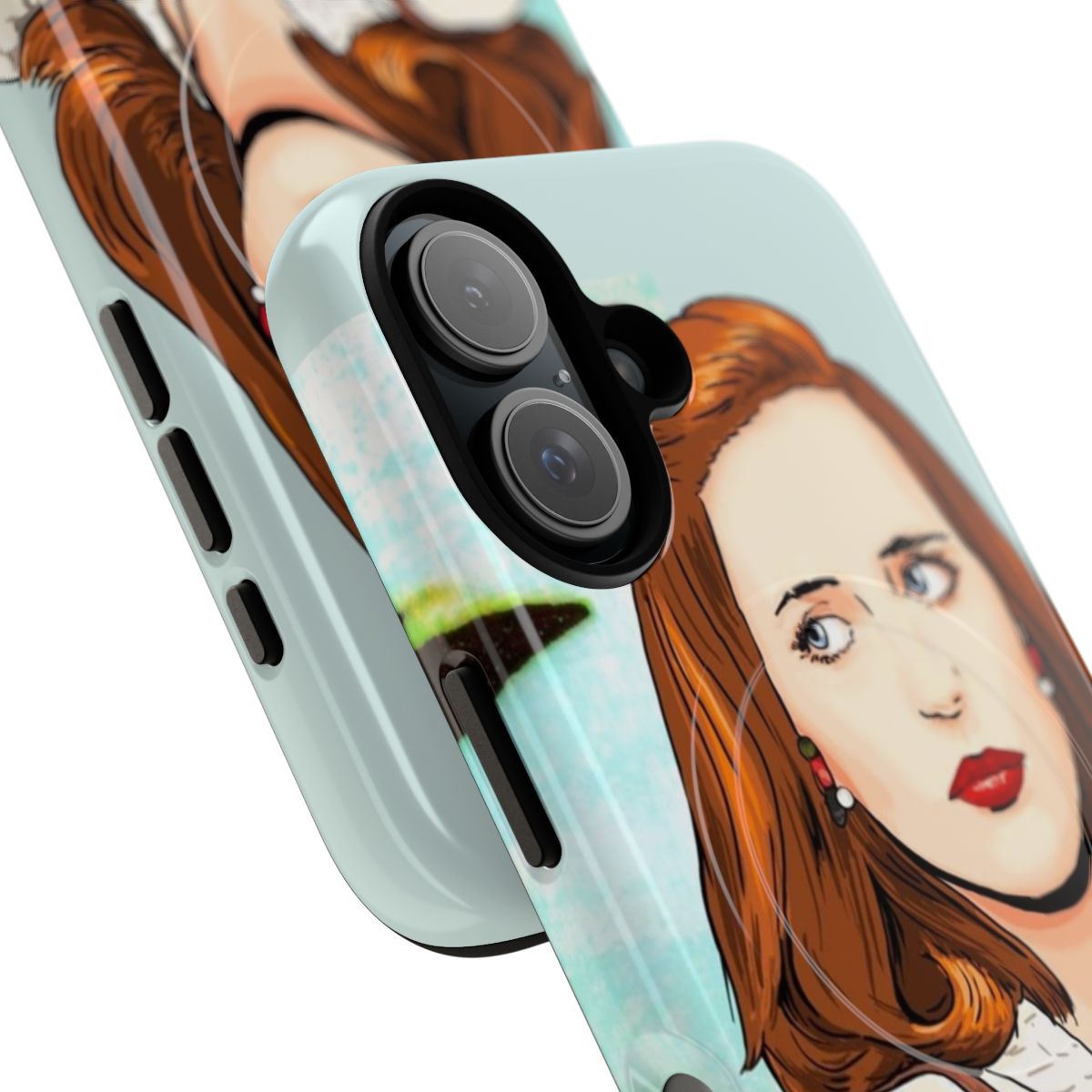 Magnetic tough phone case featuring Dana Scully from The X-Files - Detail