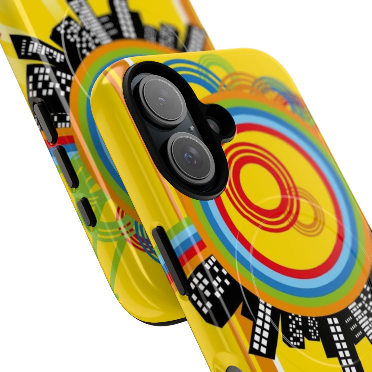 Persona 4 inspired phone case with a magnetic and tough design - Detail