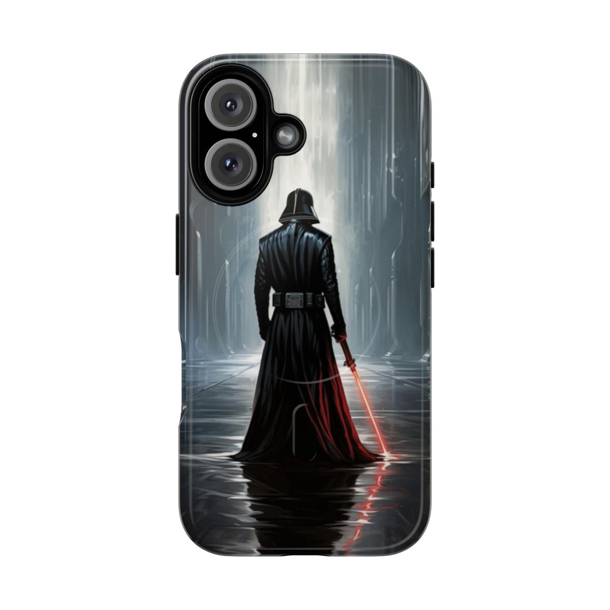 Magnetic tough phone case featuring Darth Vader, the iconic Sith Lord from the Star Wars universe.