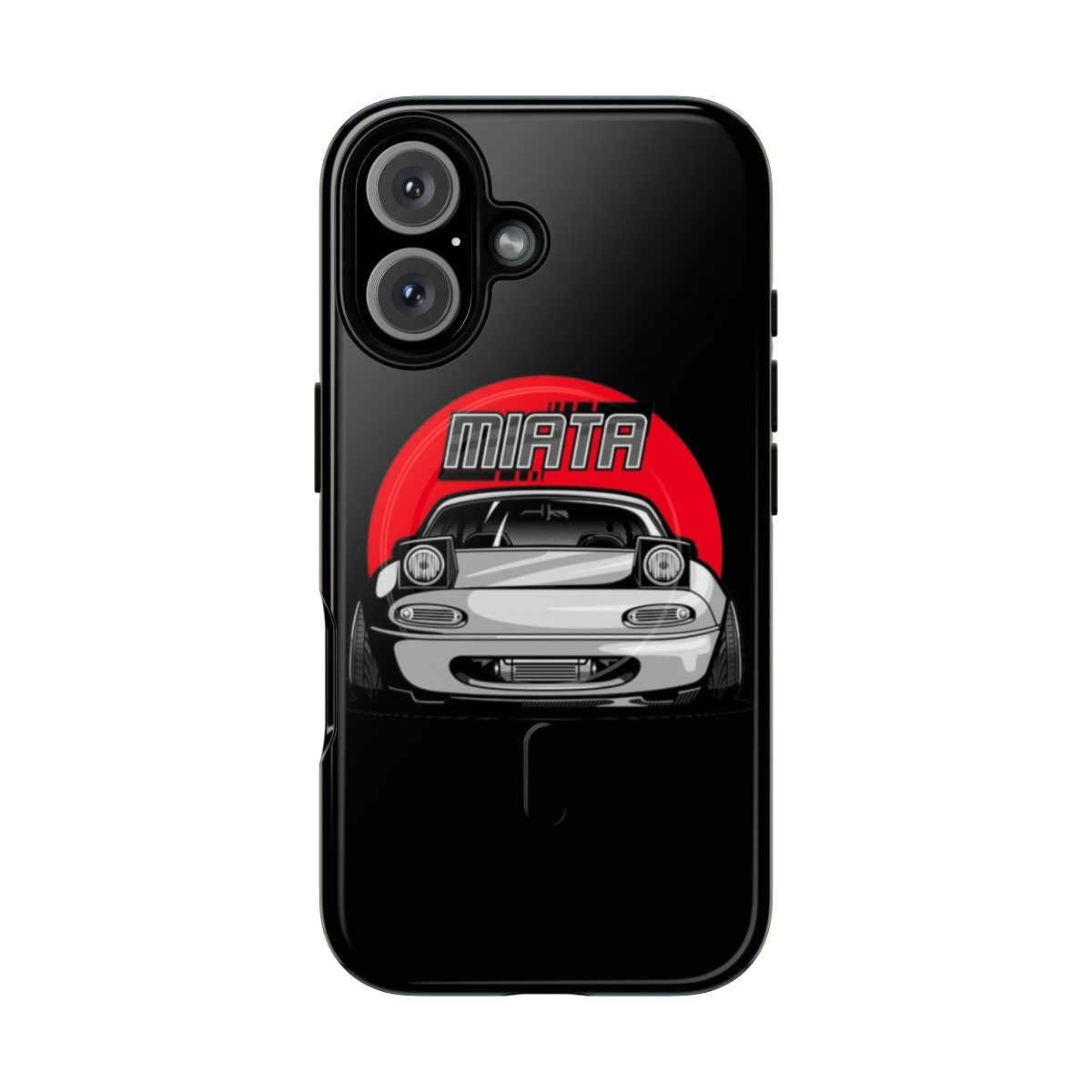 Tough magnetic phone case with Mazda MX-5 Miata design