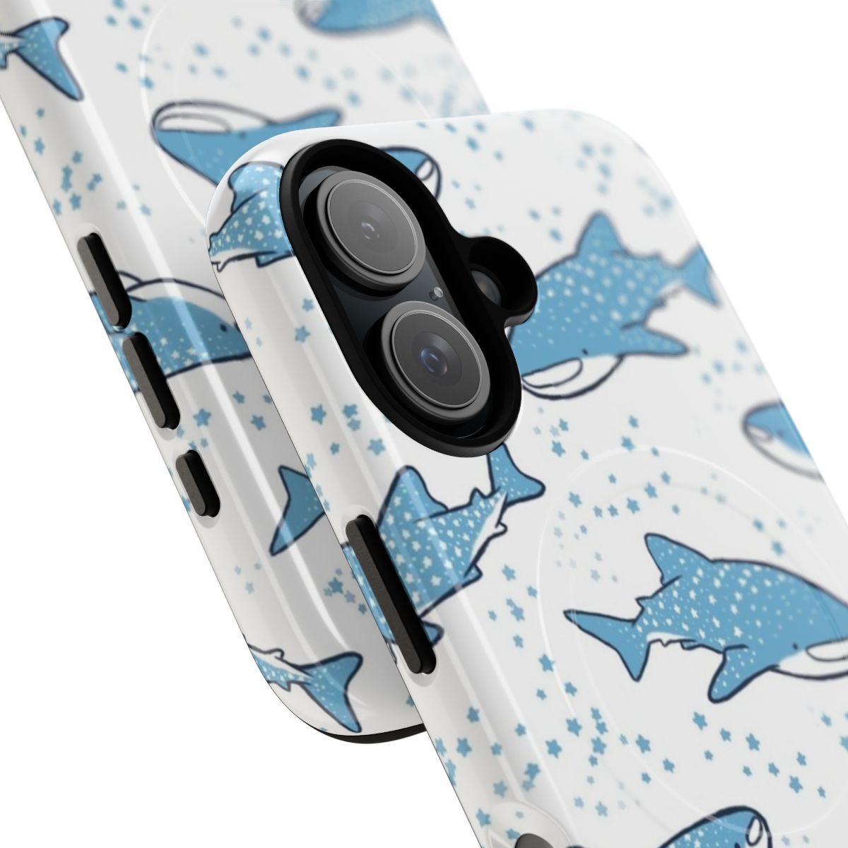 Starry Whale Shark Magnetic Tough Phone Case - Detail