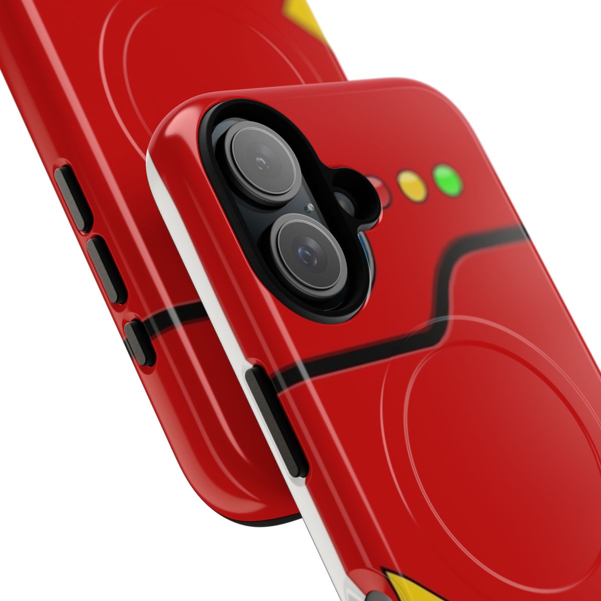 Magnetic iPhone case with Pokédex-inspired design - Detail