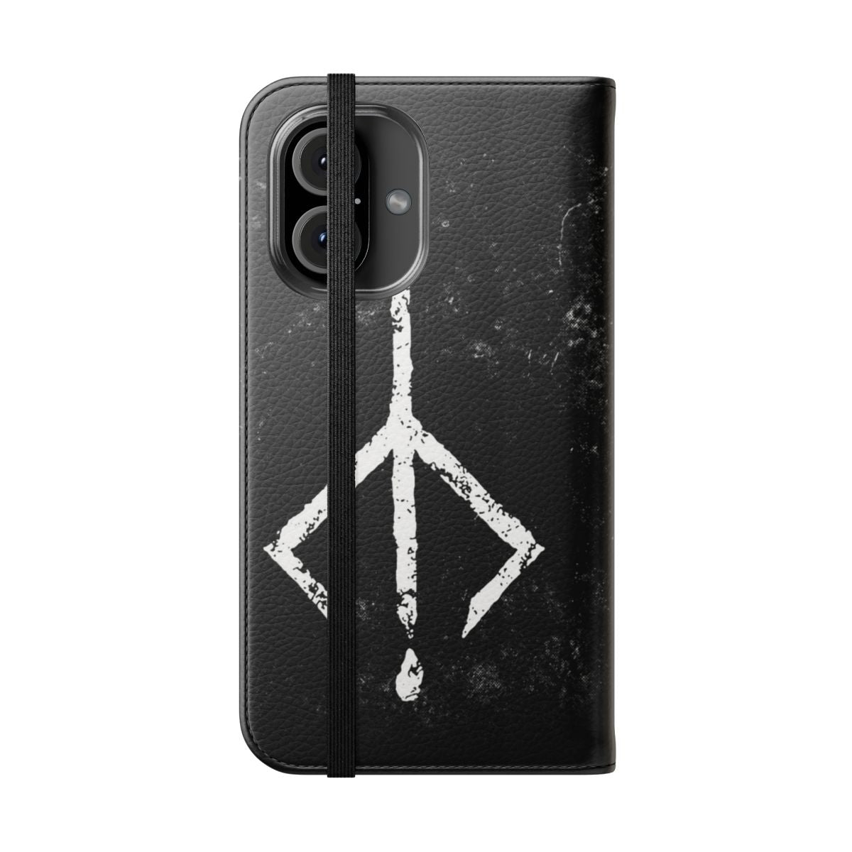 Bloodborne-inspired phone case cover with gothic and dark fantasy design - Folded Front