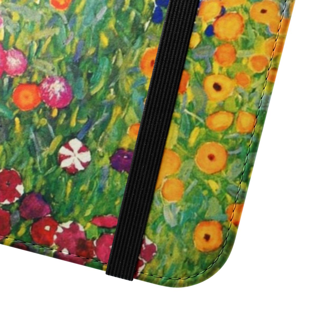 Colorful Gustav Klimt-inspired floral phone case - Close Up