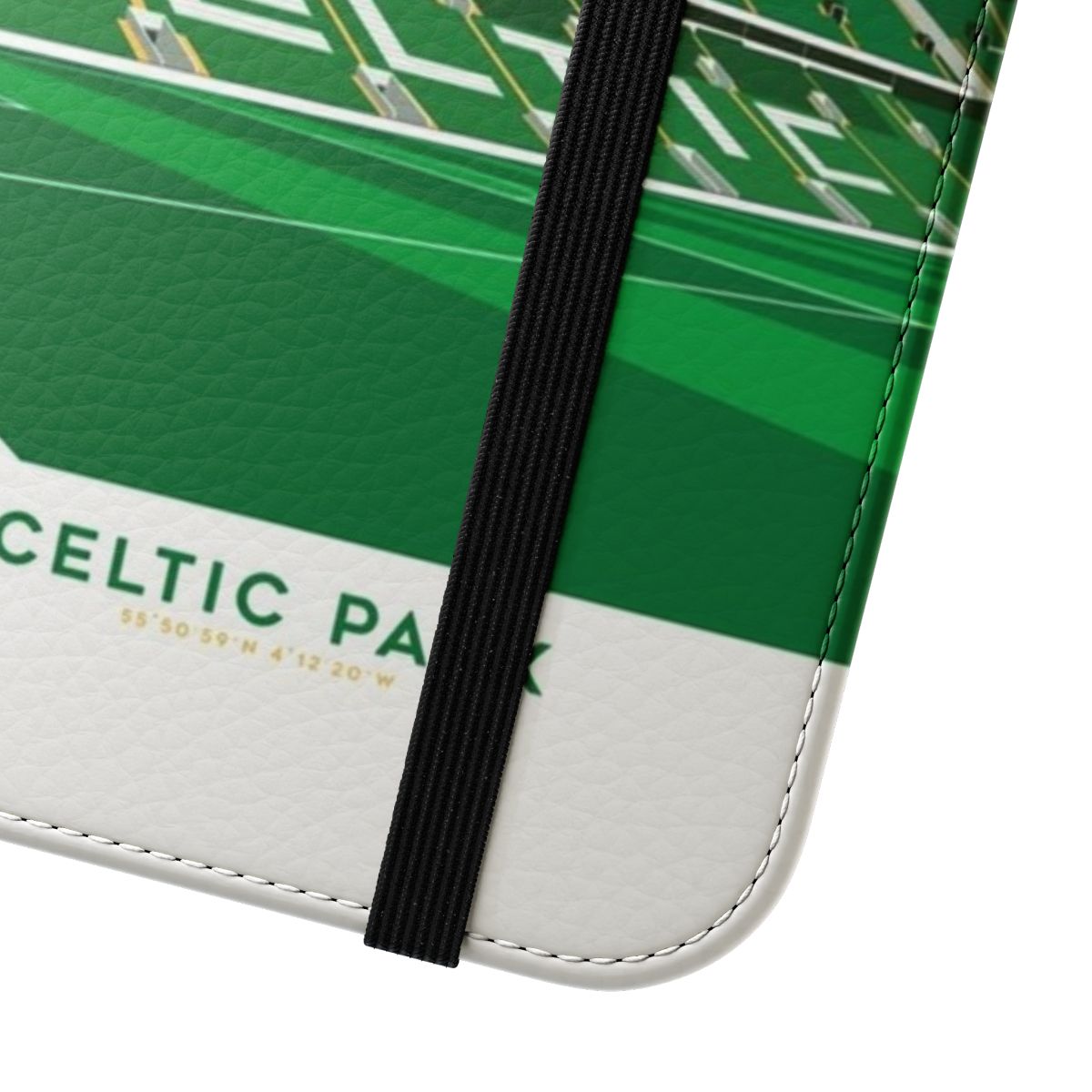 Stylish Celtic-Inspired Flip Phone Cover - Close Up