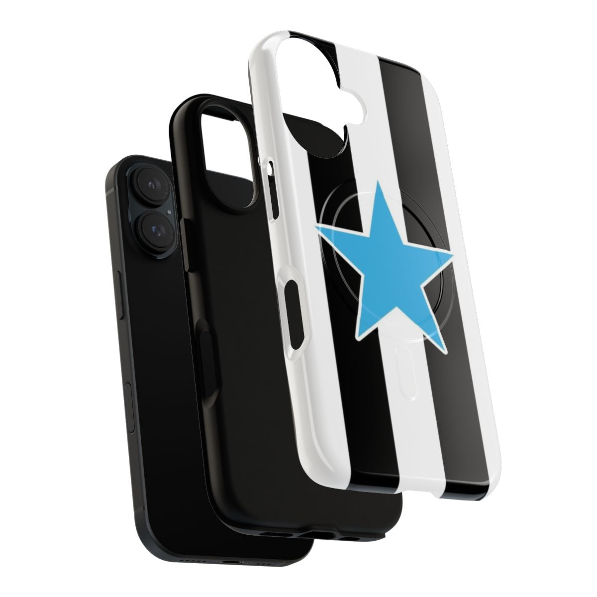 Magnetic tough phone case featuring Newcastle United FC logo and colors - Layers