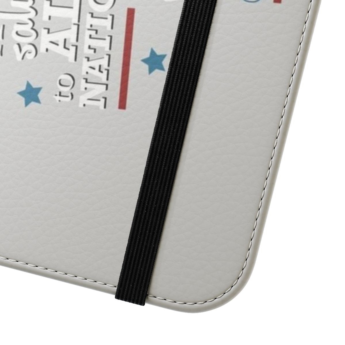 Patriotic American flag phone case with eagle and stars and stripes design - Close Up