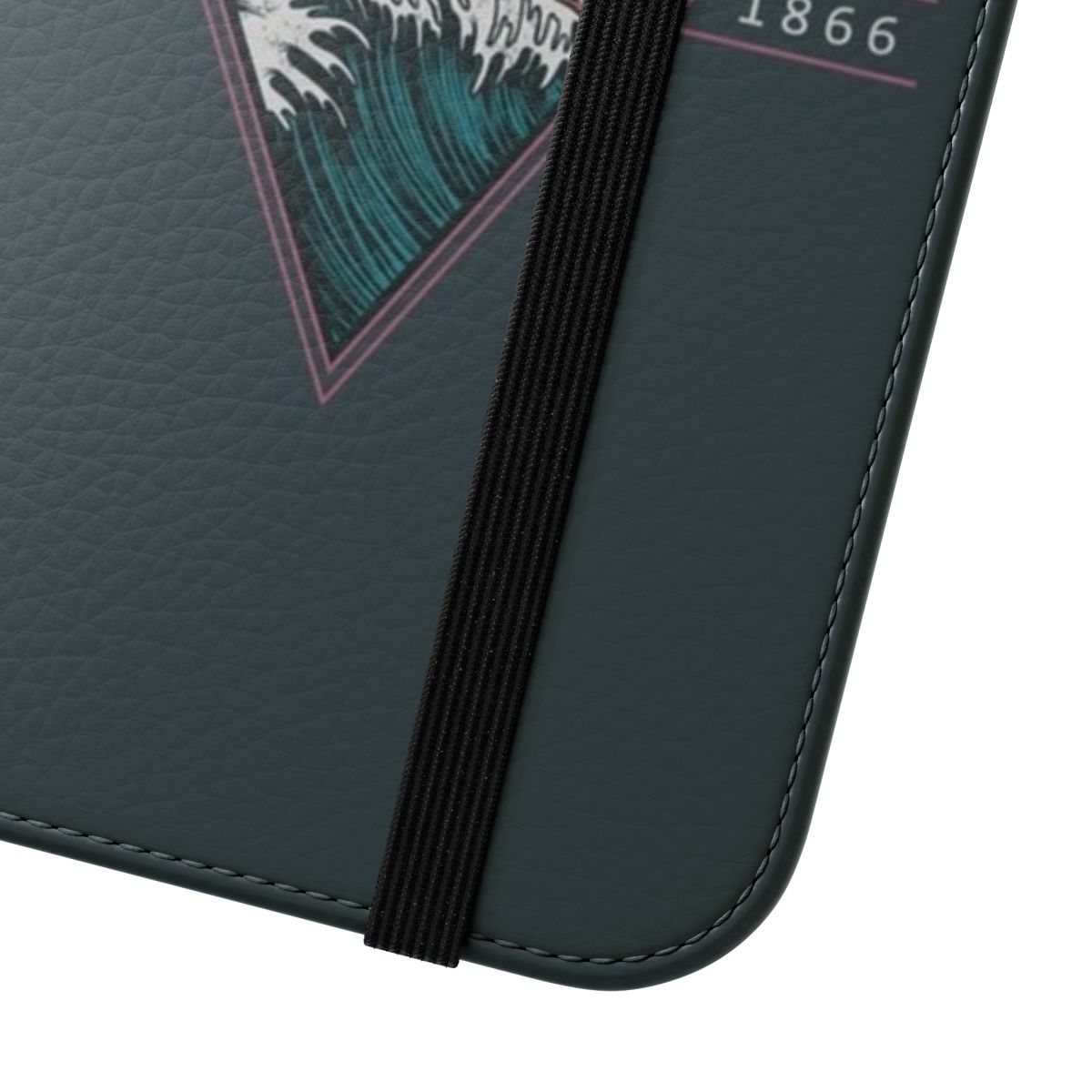 Santa Cruz California Surfing Flip Cover Phone Case - Close Up