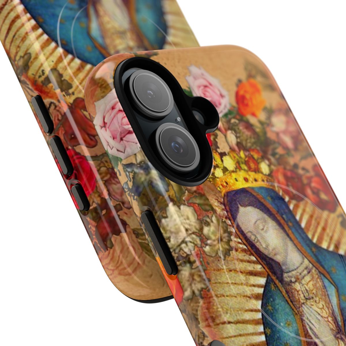 Virgin Mary Guadalupe Catholic Phone Case - Detail