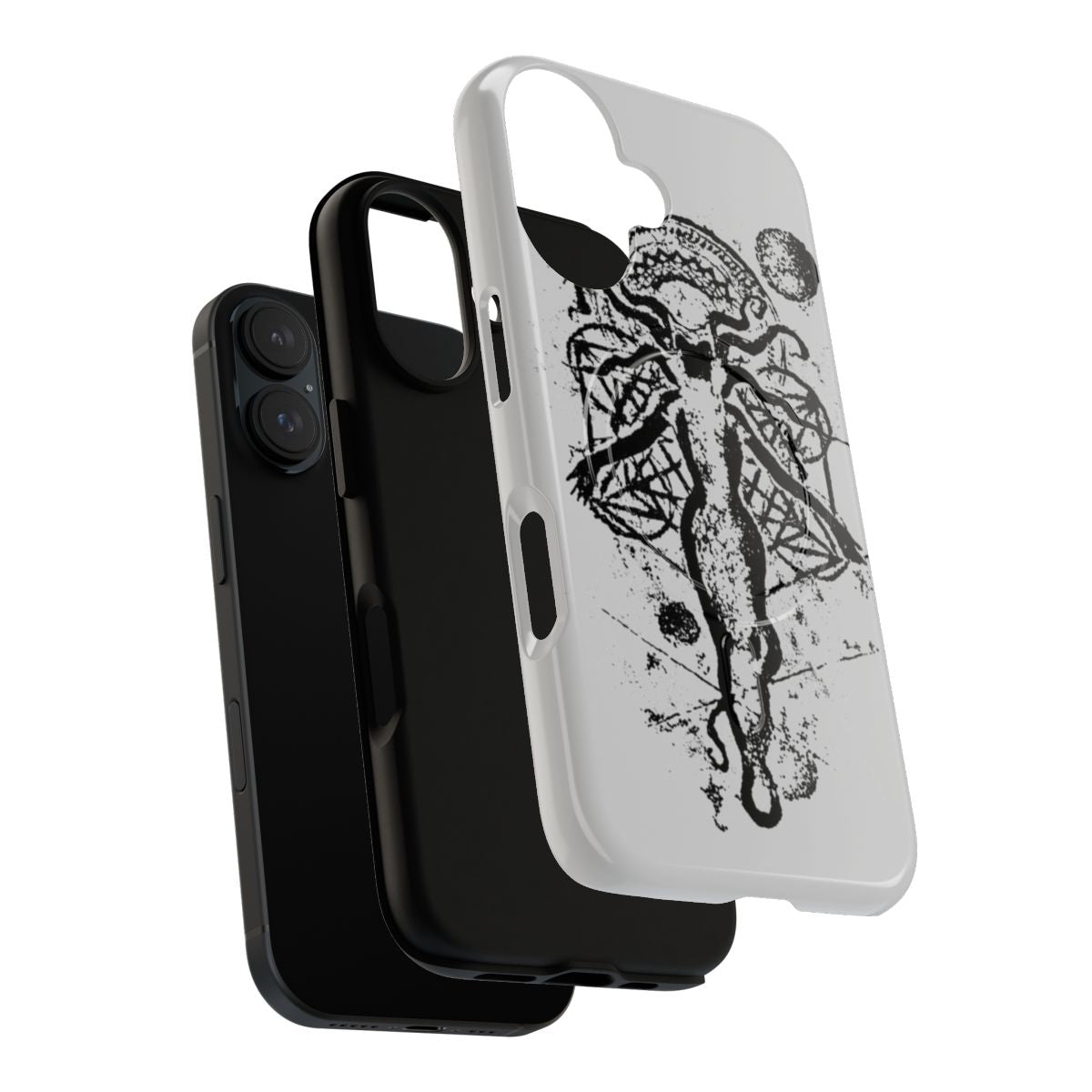 Magnetic tough phone case with Wandavision, Wanda Maximoff, and Scarlet Witch design - Layers