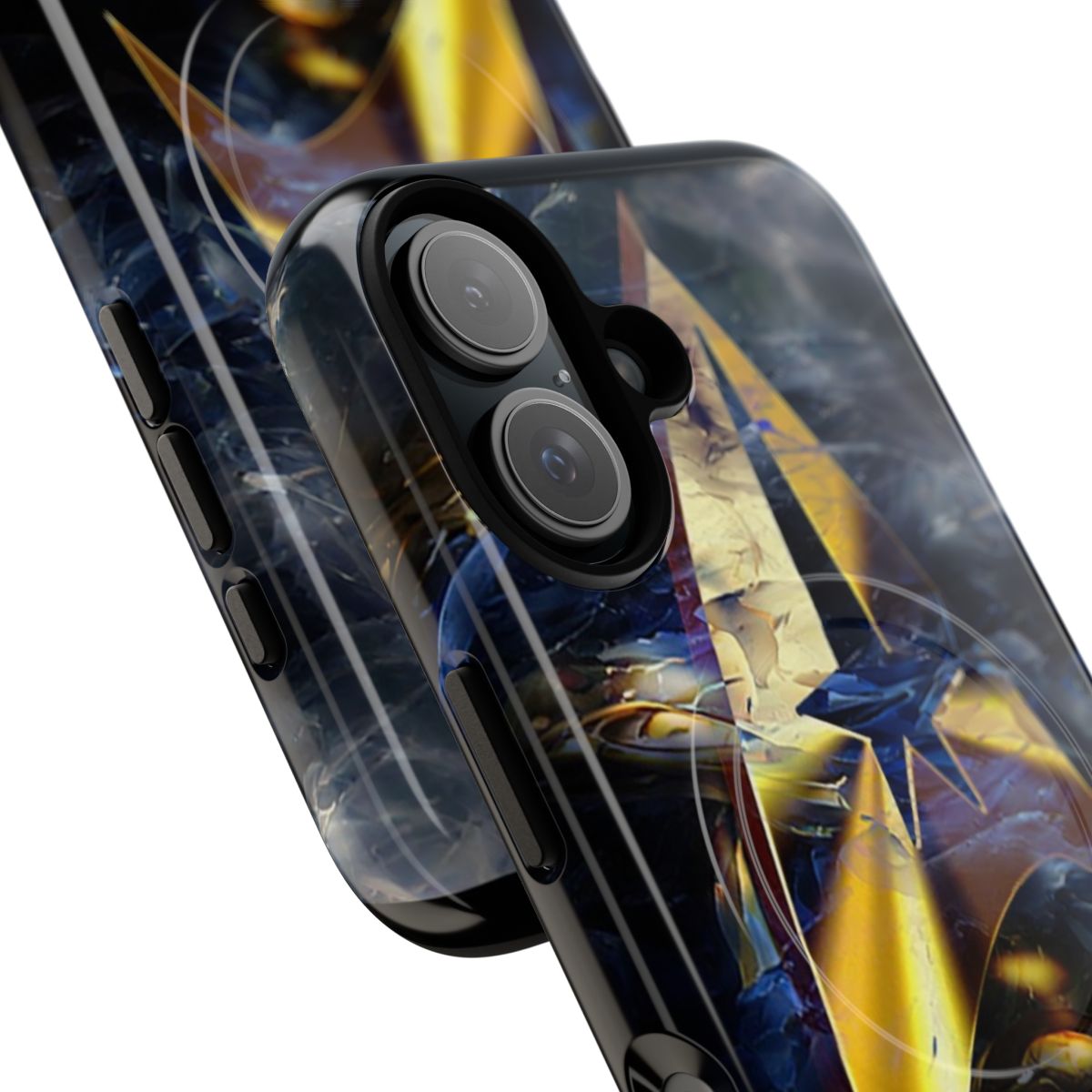 Magnetic tough phone case featuring a William Shatner-inspired Star Trek design - Detail