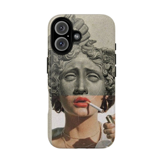 Medusa-inspired magnetic tough phone case with contemporary design