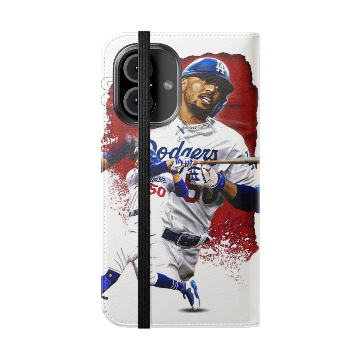 Premium Mookie Betts Inspired Phone Case for iPhone and Android - Folded Front