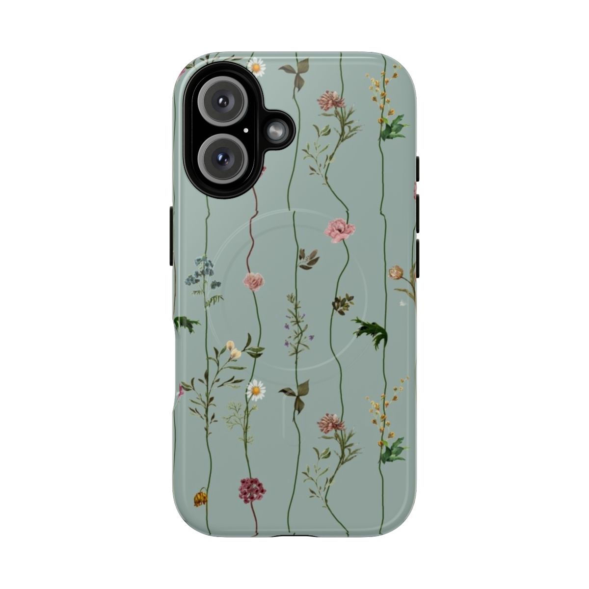 Floral Magnetic Tough Phone Case with Taylor Swift Inspired Design