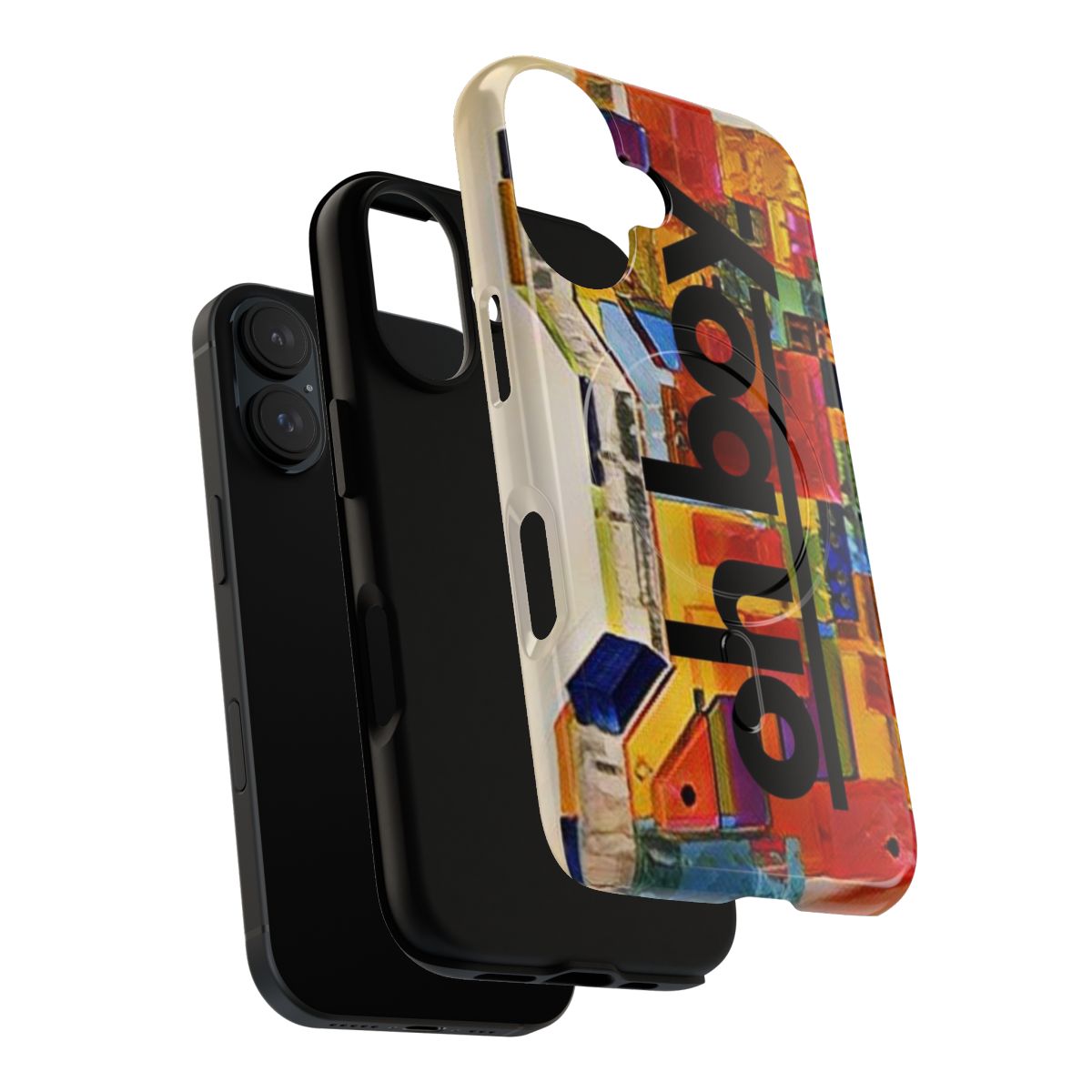 Durable phone case with a retro Quantum Leap Ziggy graphic - Layers