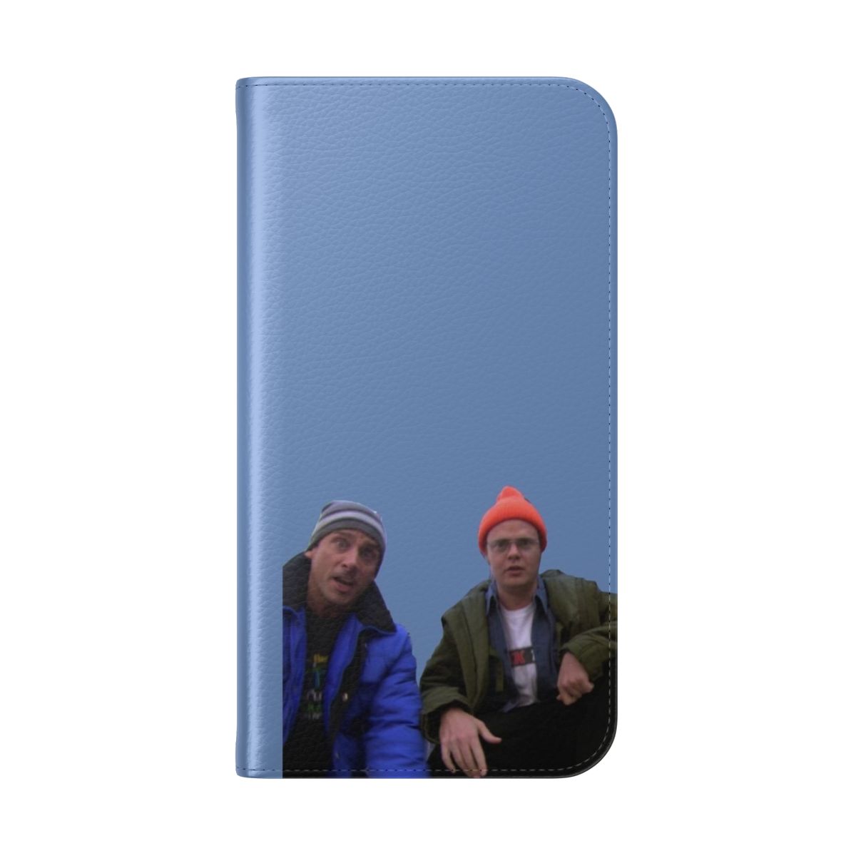 Stylish phone case cover featuring the iconic "Lazy Scranton" design from the hit TV show The Office. - Folded Back