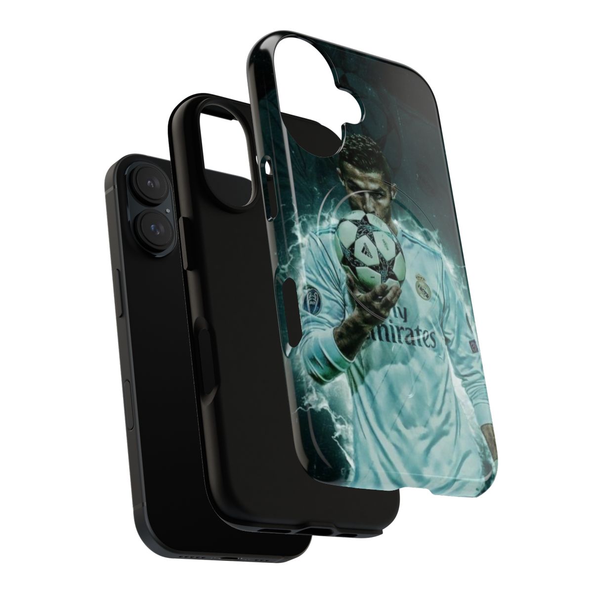 Cristiano Ronaldo-themed phone case with a magnetic, tough design - Layers