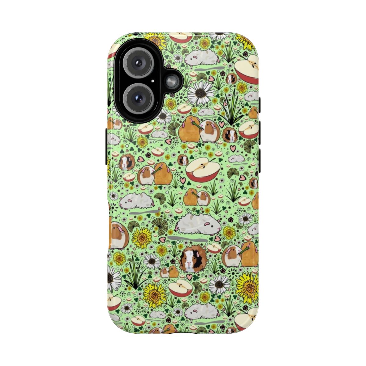 Magnetic phone case featuring a cute guinea pig design