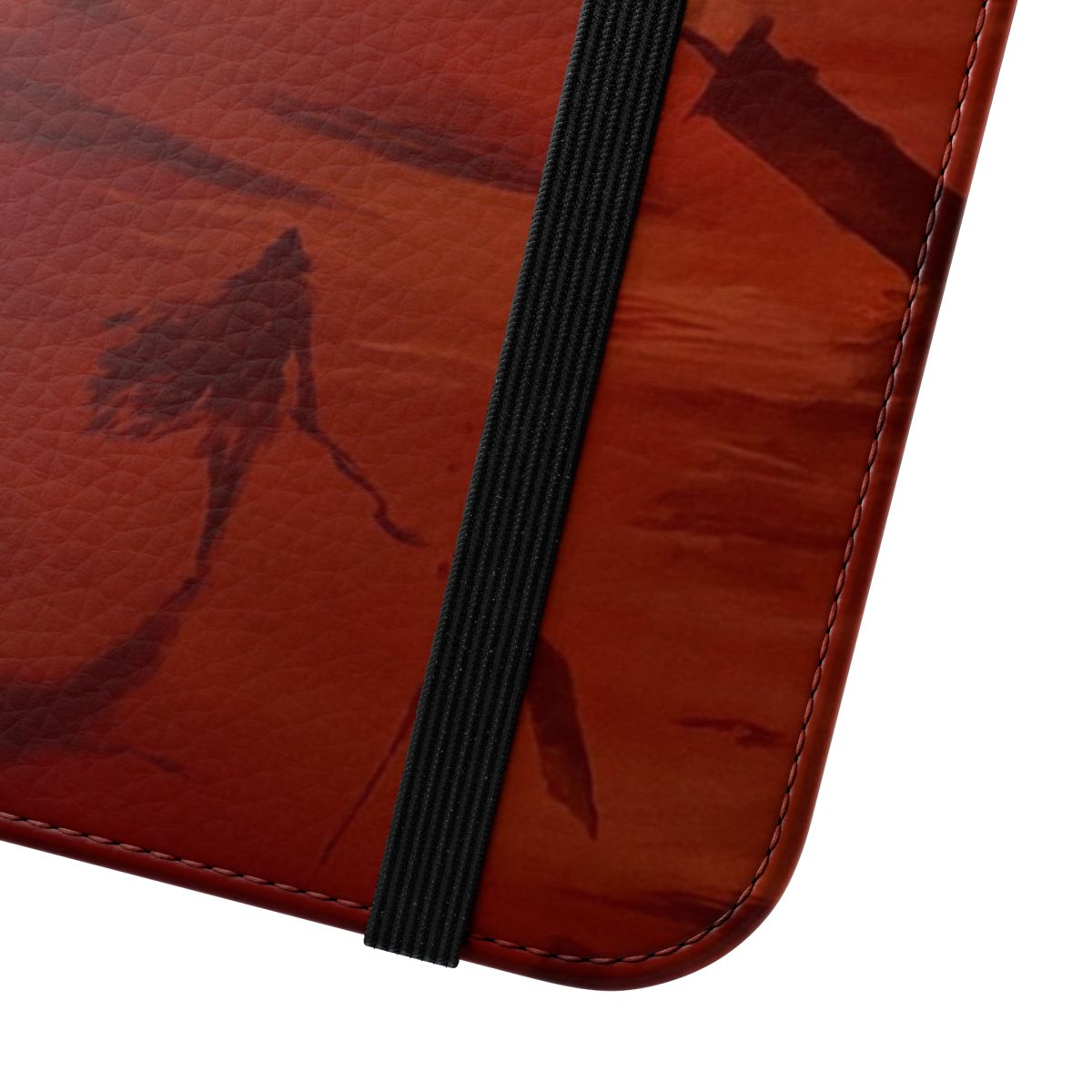 A vibrant, battle-themed phone case inspired by FromSoftware's Souls-like video games. - Close Up