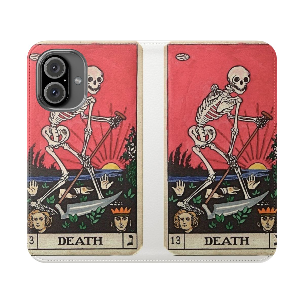 Tarot Card Death Flip Cover Phone Case