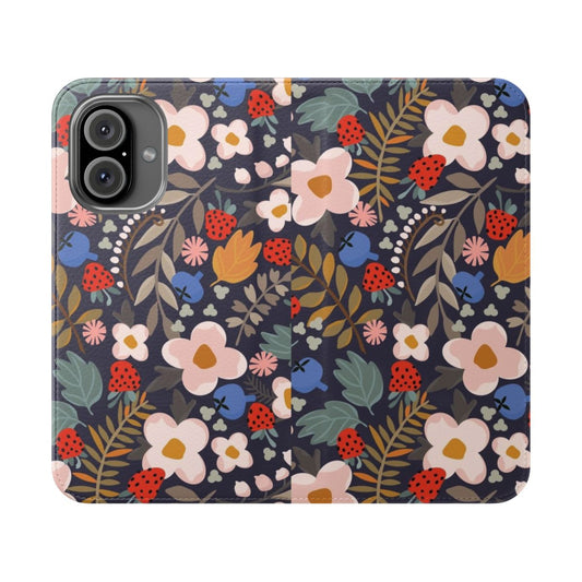 Vintage inspired floral and botanical design phone case cover