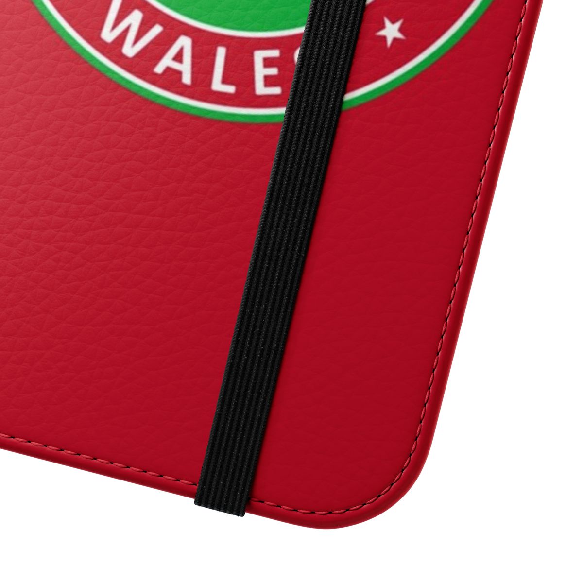 Wrexham Wales phone case featuring the red dragon design of the Welsh flag - Close Up